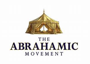 The Abrahamic Movement logo featuring a tent above the words The Abrahamic Movement