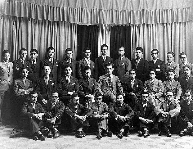 Students at Shamash School, Baghdad, 1950